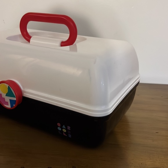 Vintage Ivory & Black Caboodle Travel Case 5626 - Picture 2 of 10